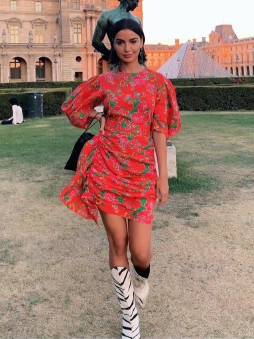 Rhode Pia Floral Mini Dress